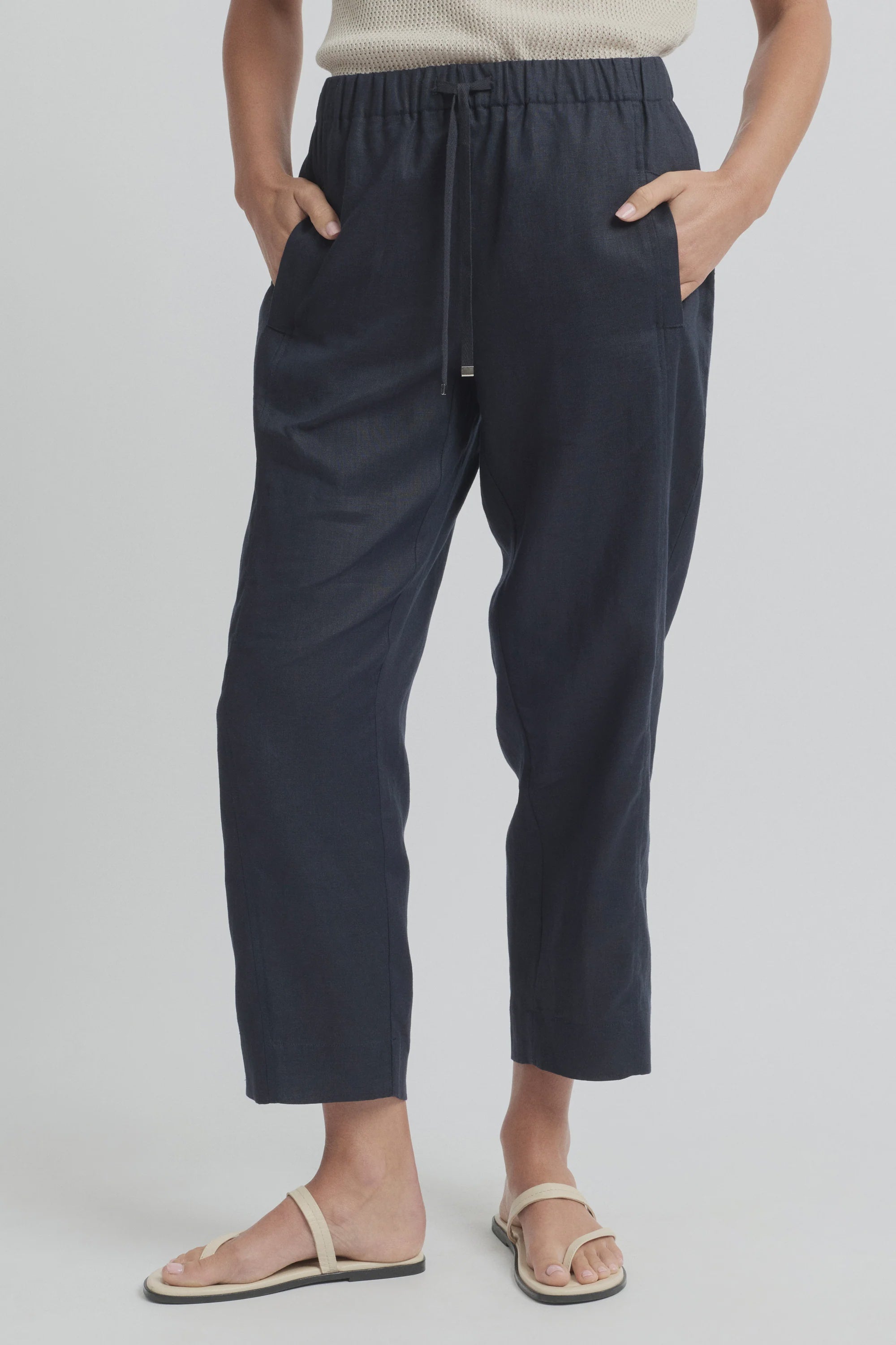 Tirari Slim Pant- Navy