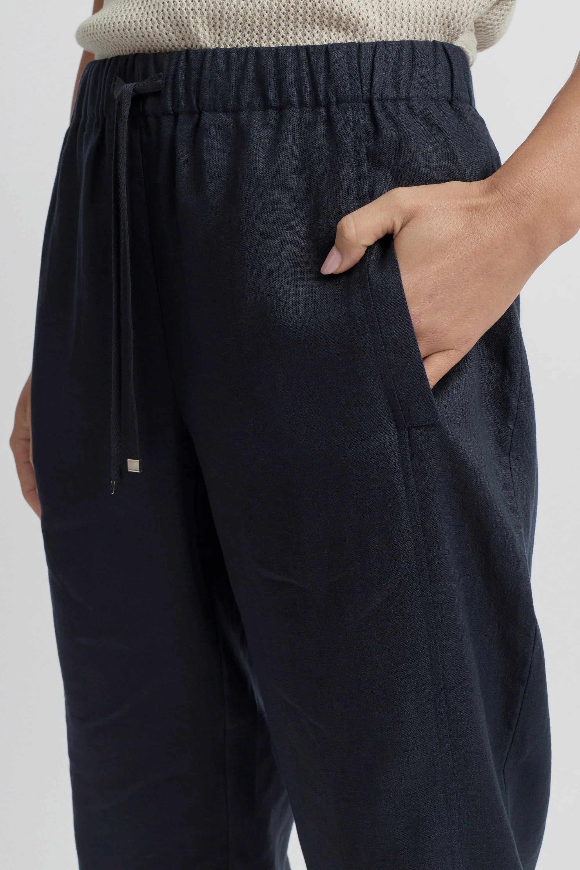 Tirari Slim Pant- Navy