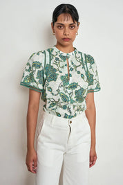 Charm Top - Garden Paisley