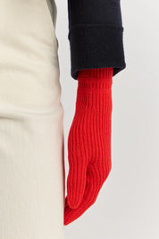 Fine Rib Glove - Poppy - Presence Hamilton