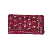 Mini Natasha Bordeaux Silk Scarf - Presence Hamilton