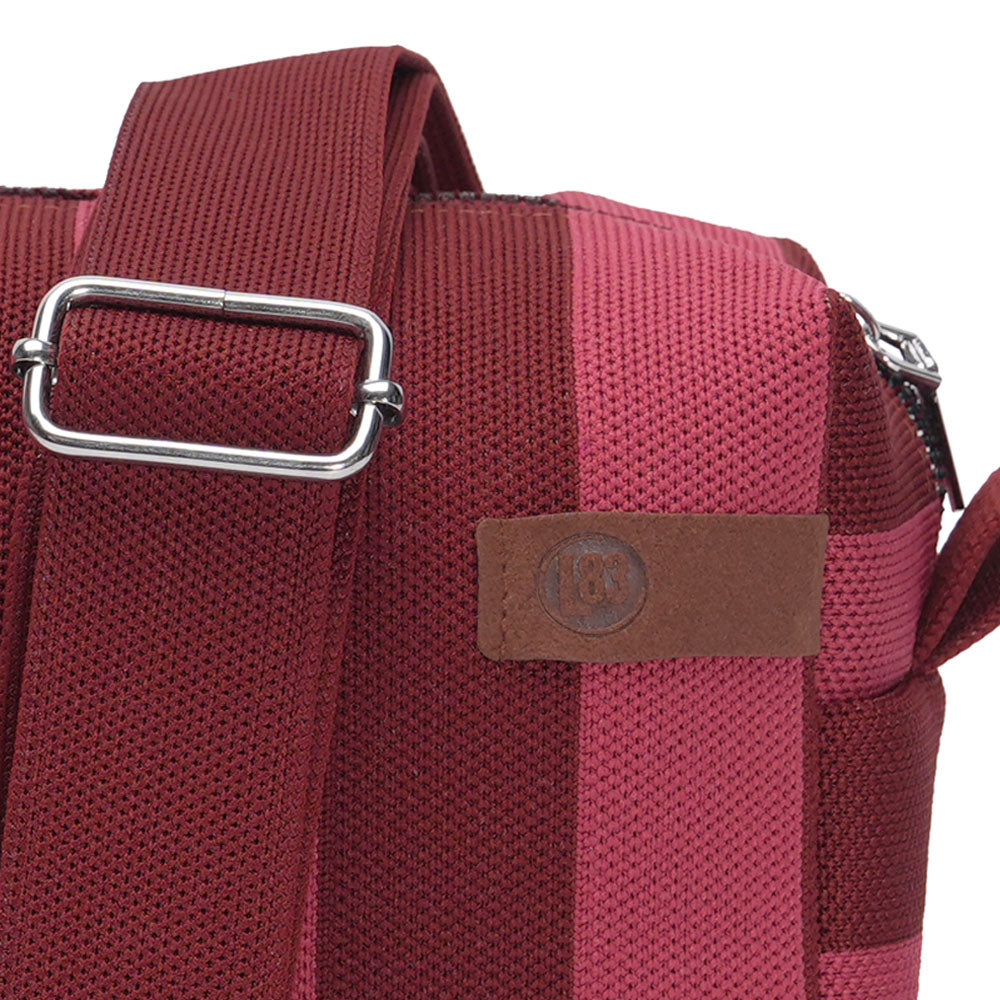 Megan Crossbody Bag 19- Choc & Mulberry