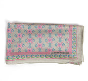 Mini Natasha Rose Fuchsia Silk Scarf