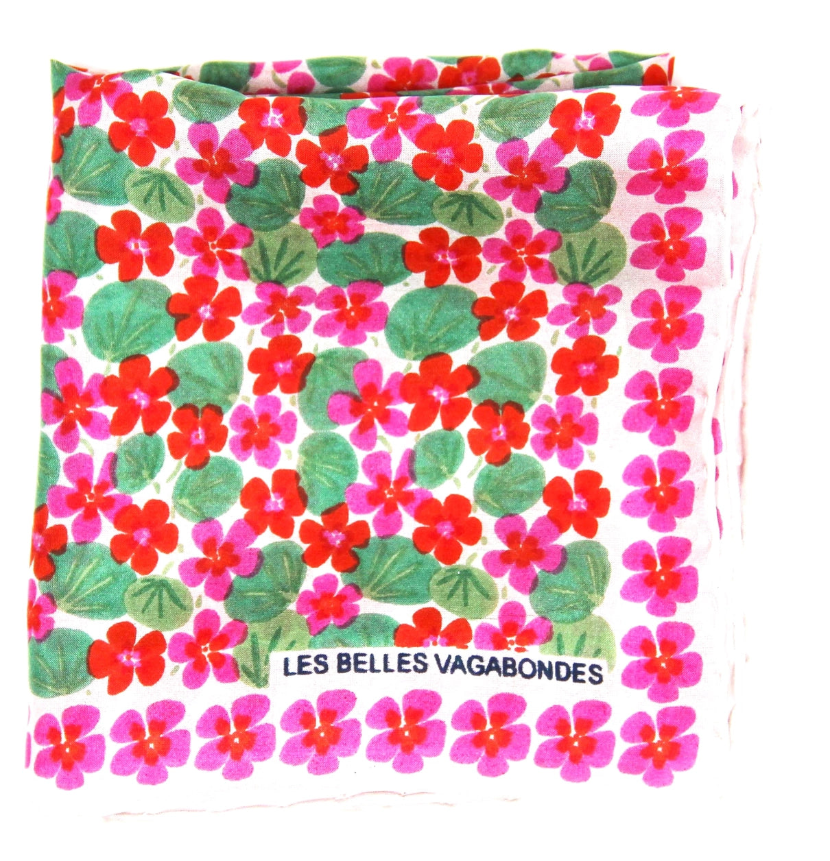 Mini Capucine Fuchsia  Silk Scarf - Presence Hamilton
