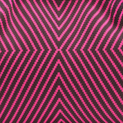 Emma Bag- 141 Chocolate & Hot Pink Geo
