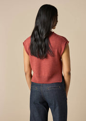 Agnes Vest- Papaya - Presence Hamilton