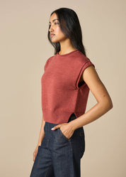 Agnes Vest- Papaya - Presence Hamilton