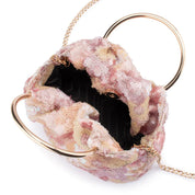 Alfie Floral Sequin Bag - Blush - Presence Hamilton