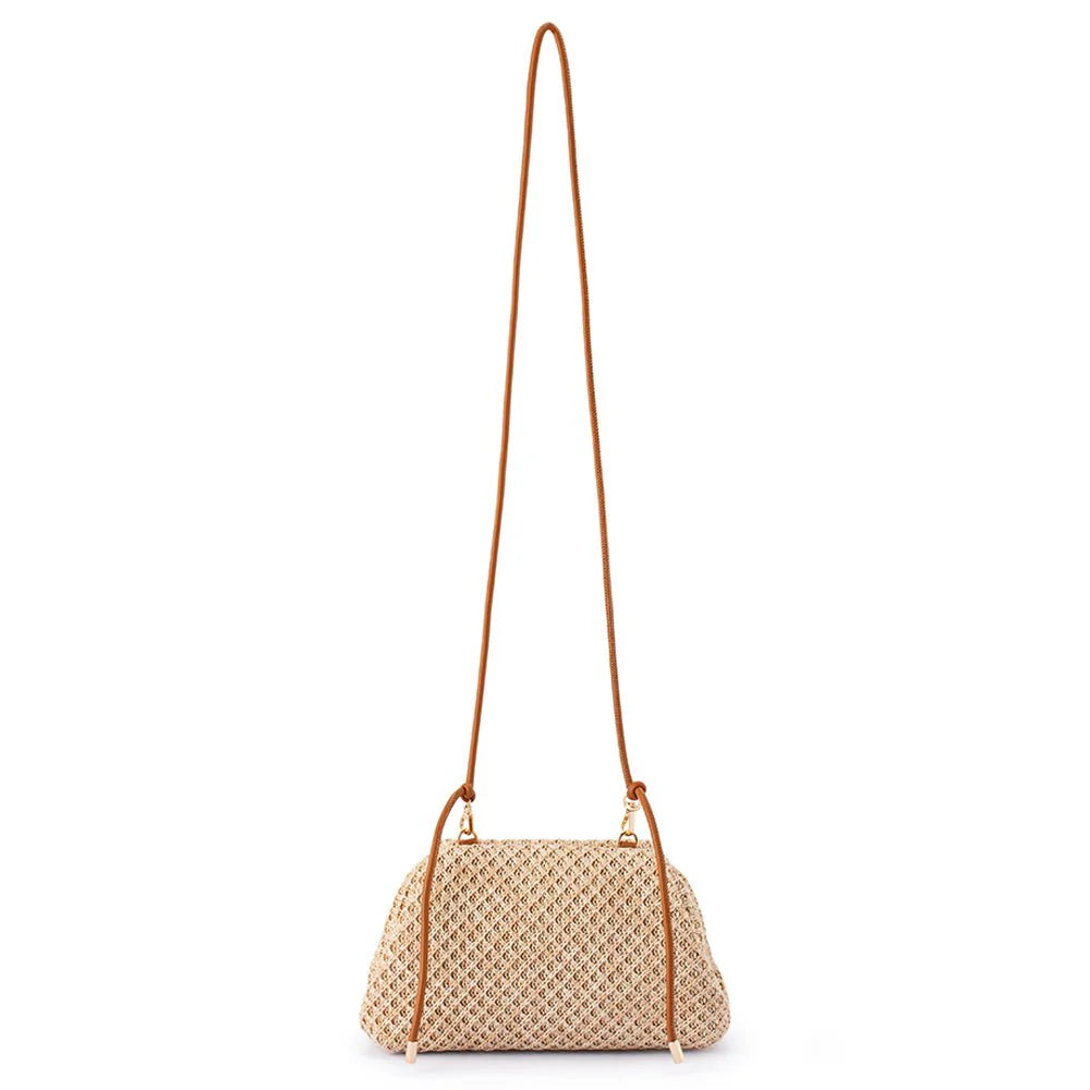 Anna Woven Clutch- Natural - Presence Hamilton