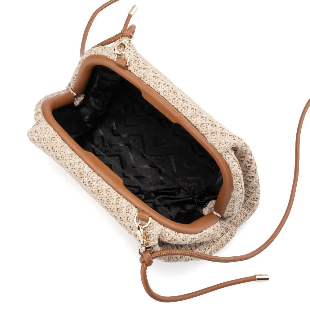 Anna Woven Clutch- Natural - Presence Hamilton