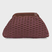 Emma Bag-94 Woven Chocolate & Pink