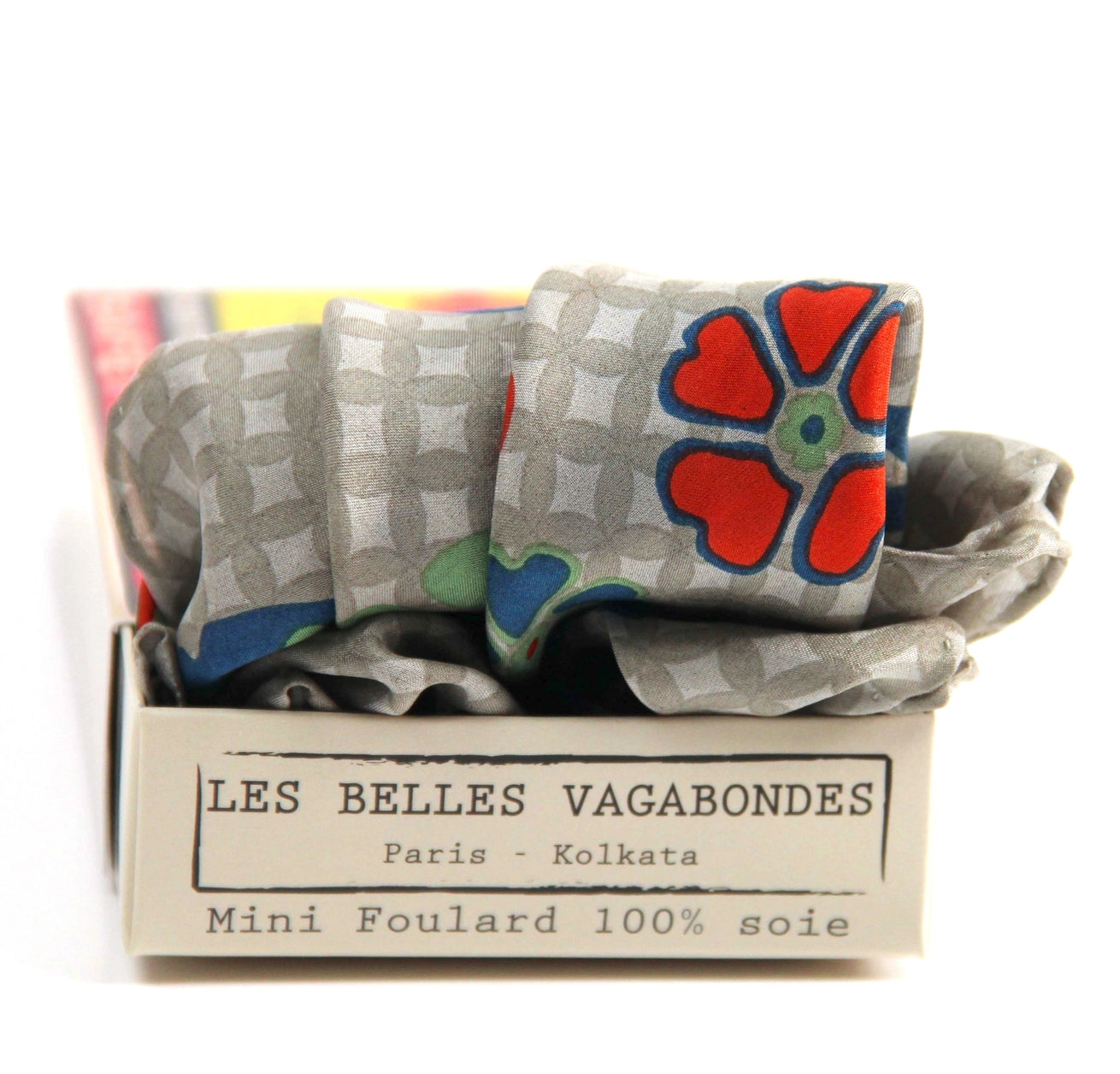 Mini Shippo Beige Silk Scarf