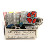 Mini Shippo Beige Silk Scarf
