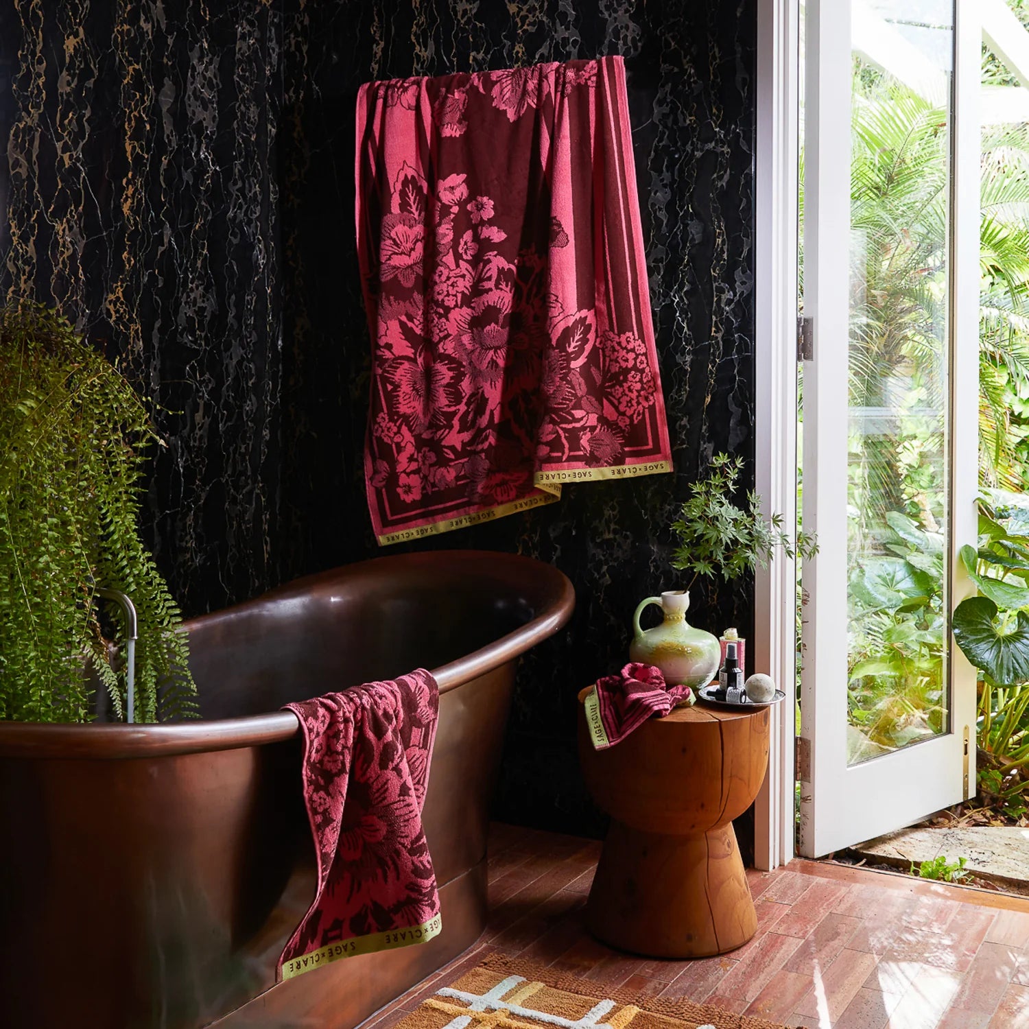 Eliza Bath Sheet- Primrose - Presence Hamilton