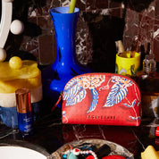 Heidi Cosmetic Pouch- Vermillion - Presence Hamilton