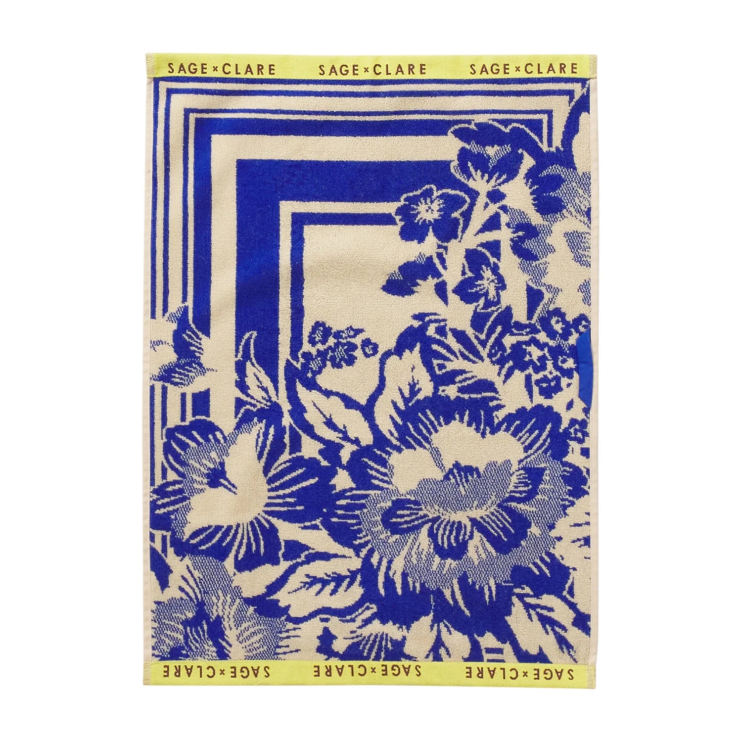 Eliza Hand Towel- Ultramarine - Presence Hamilton