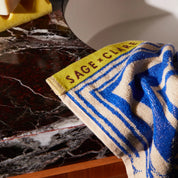 Eliza Hand Towel- Ultramarine - Presence Hamilton