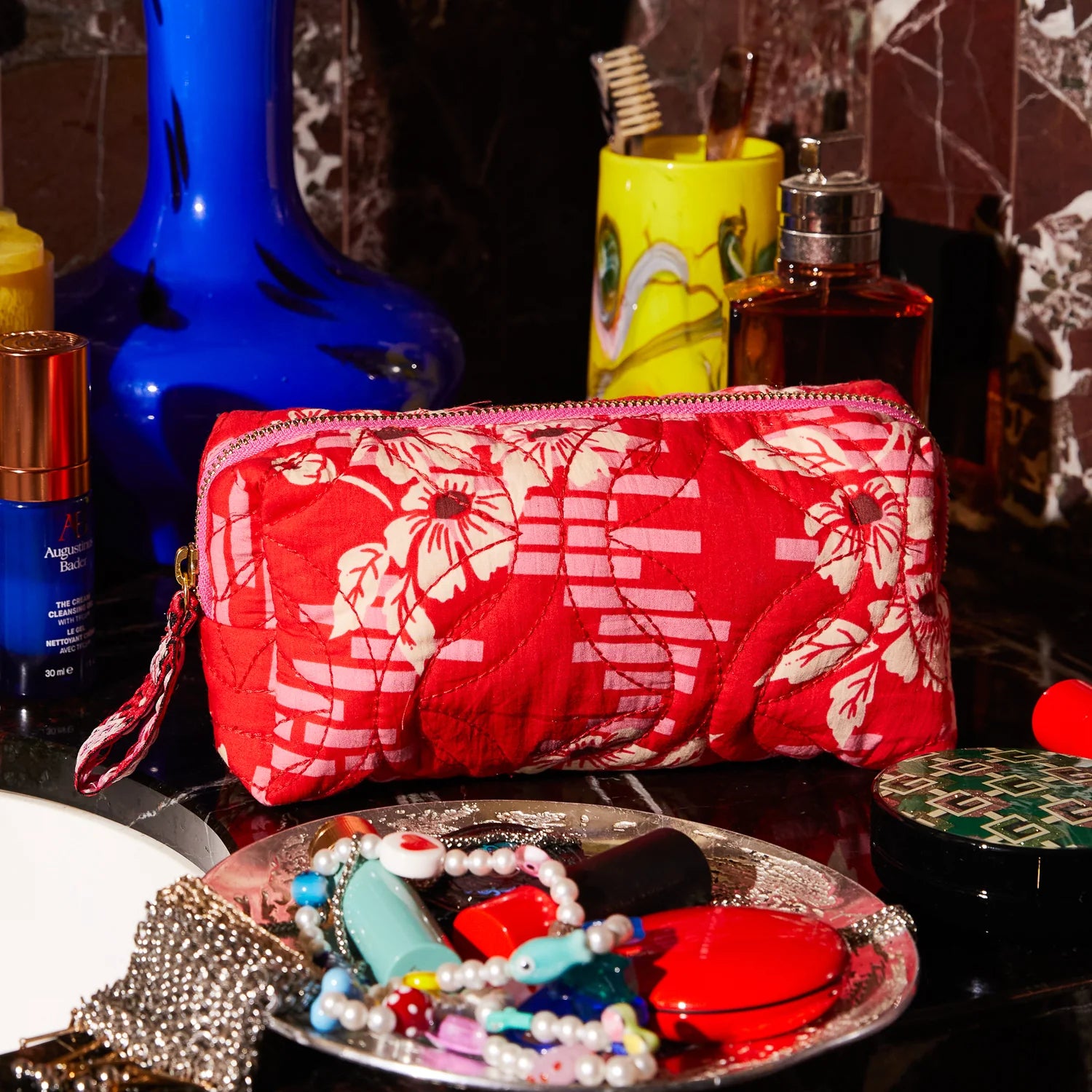 Marta Travel Pouch- Vermillion - Presence Hamilton