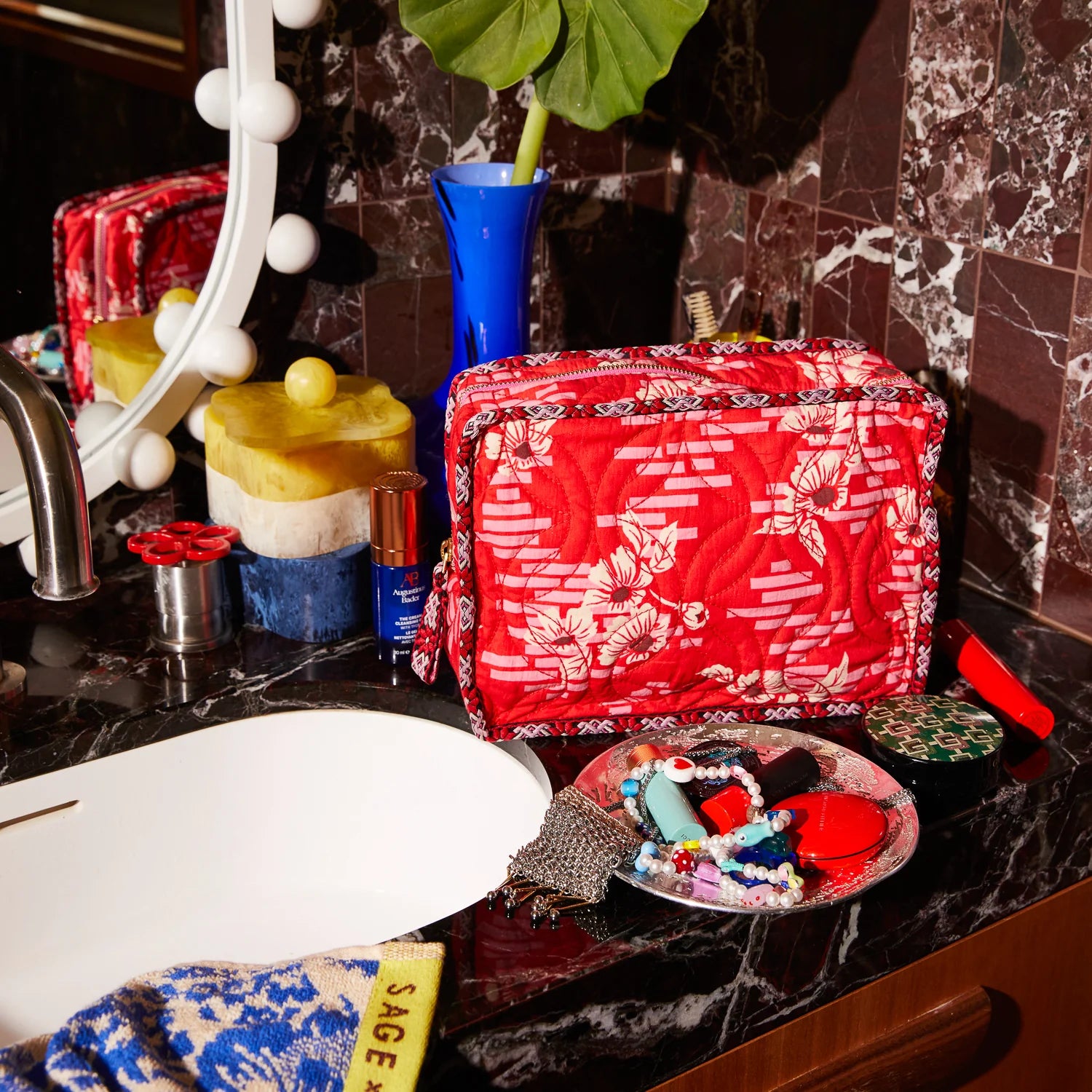 Marta Vanity Bag- Vermillion - Presence Hamilton