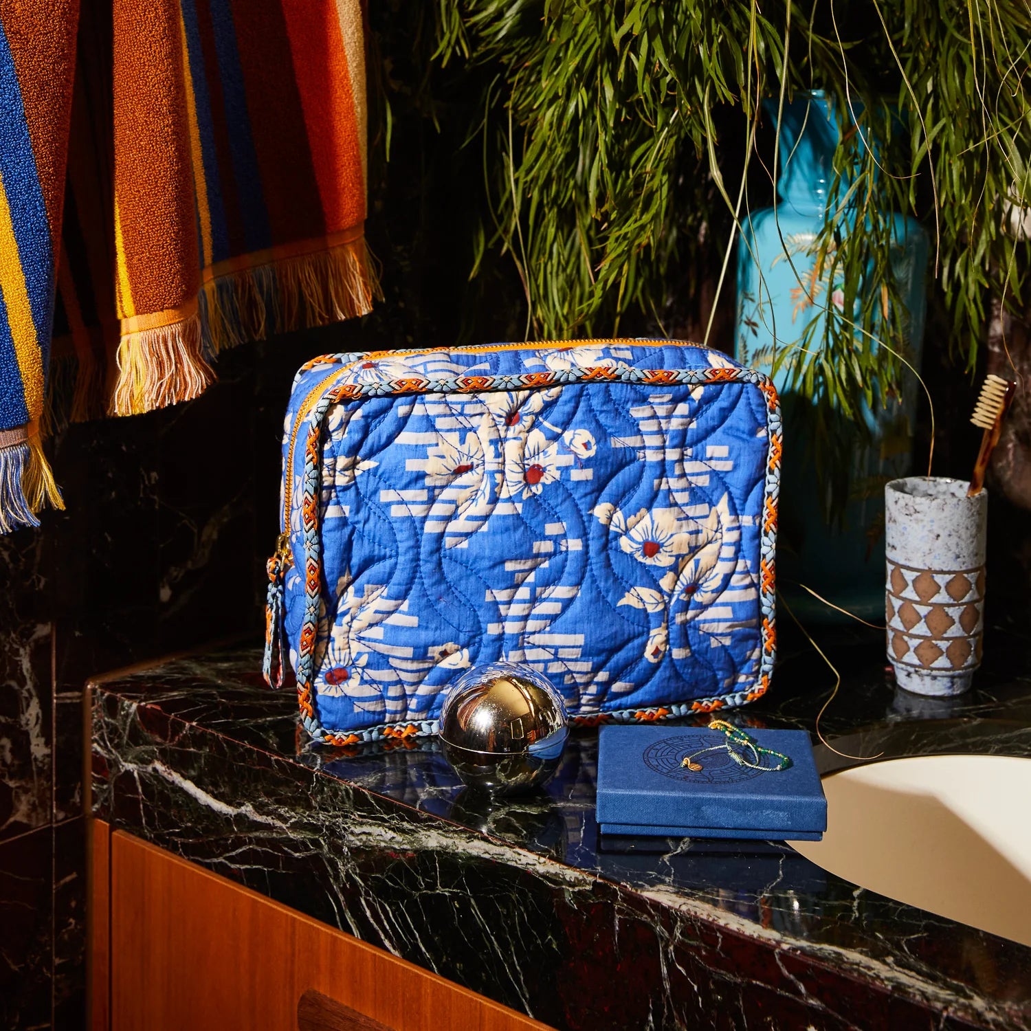 Marta Vanity Bag- Ultramarine - Presence Hamilton