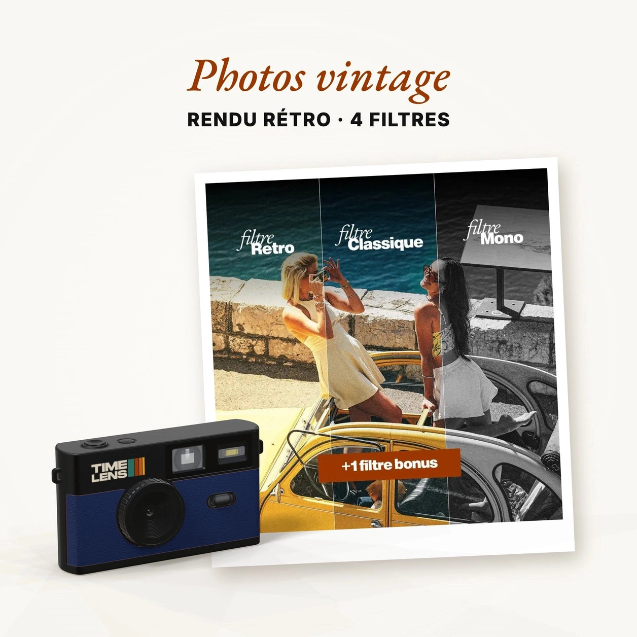 Timelens Digital Camera-Blue