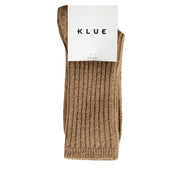 KLUE Silk & Wool Dust Star Socks-Beige