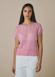 Blair Lace Vest- Blossom