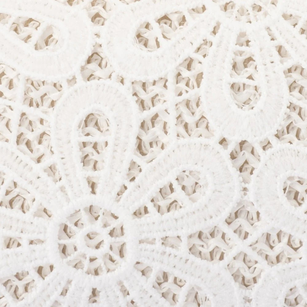 Bonnie Lace Clutch- White