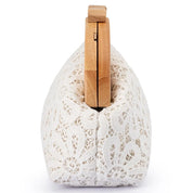 Bonnie Lace Clutch- White