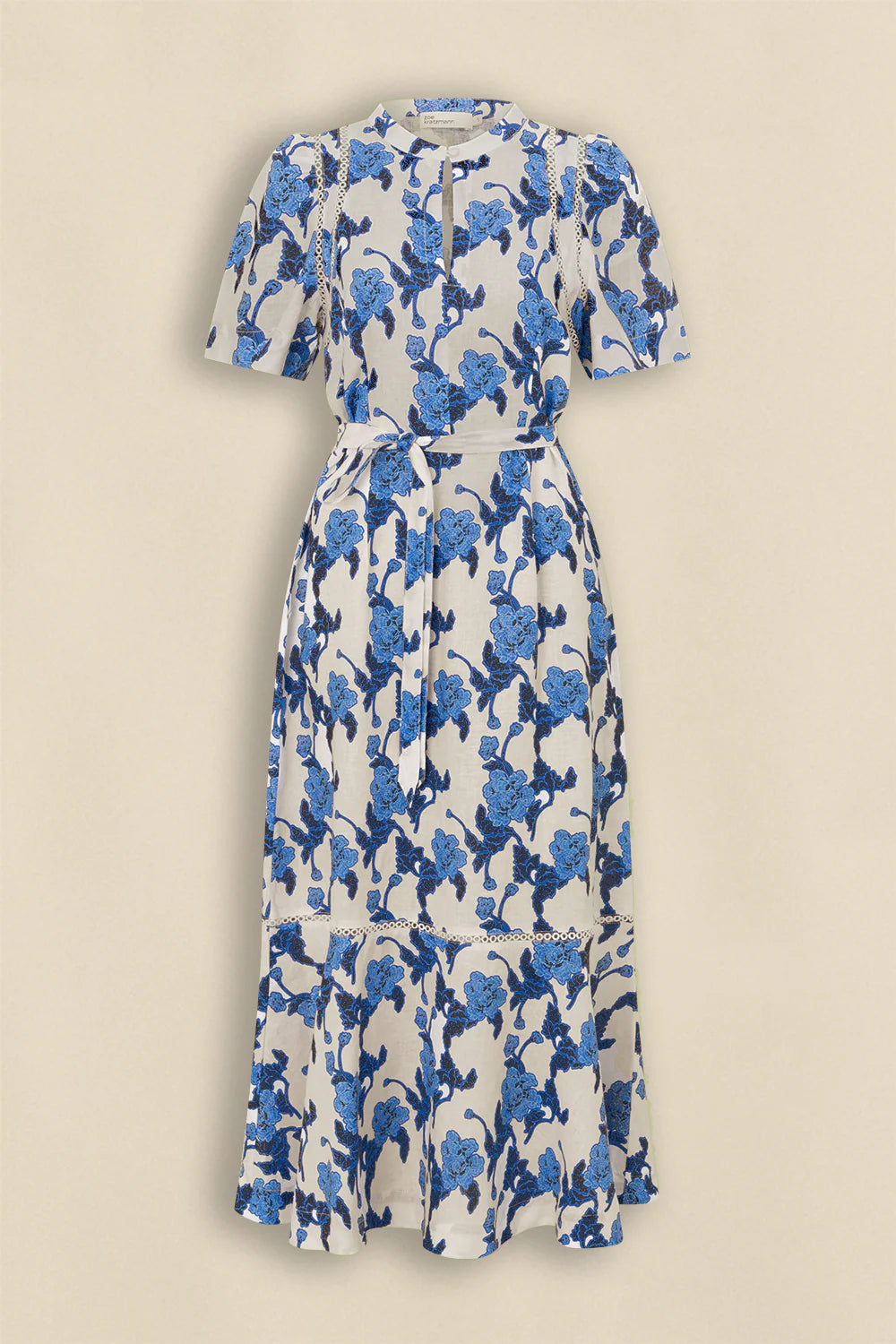 Linen Print Cable Dress