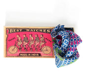 Mini Shippo Marine Silk Scarf - Presence Hamilton