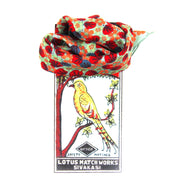 Mini Capucine Beige Silk Scarf - Presence Hamilton