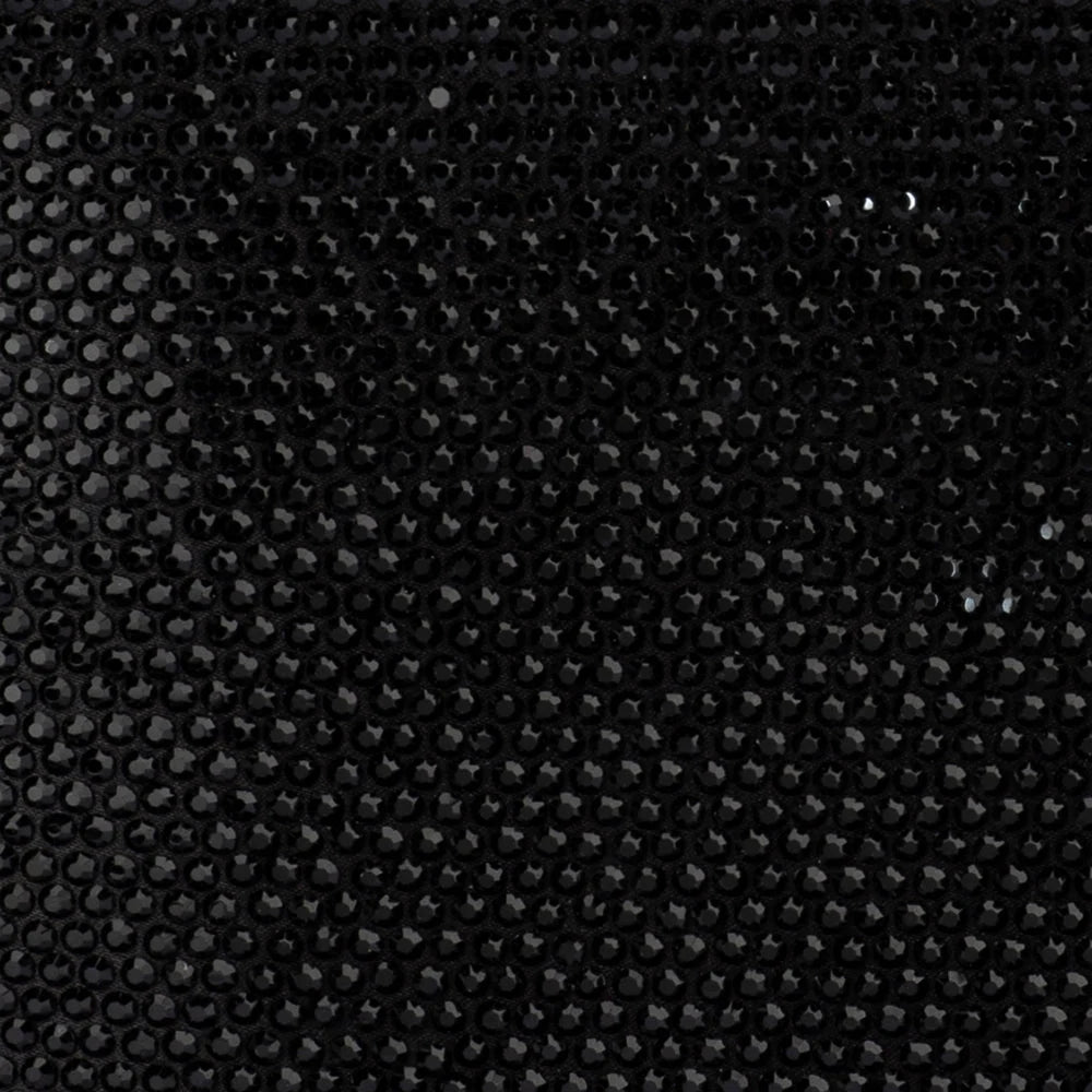 CARA Crystal Envlope Clutch- Black