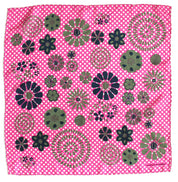Mini Shippo Fuchsia Silk Scarf - Presence Hamilton