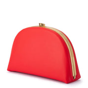Celeste Curved Clutch- Red