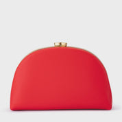 Celeste Curved Clutch- Red