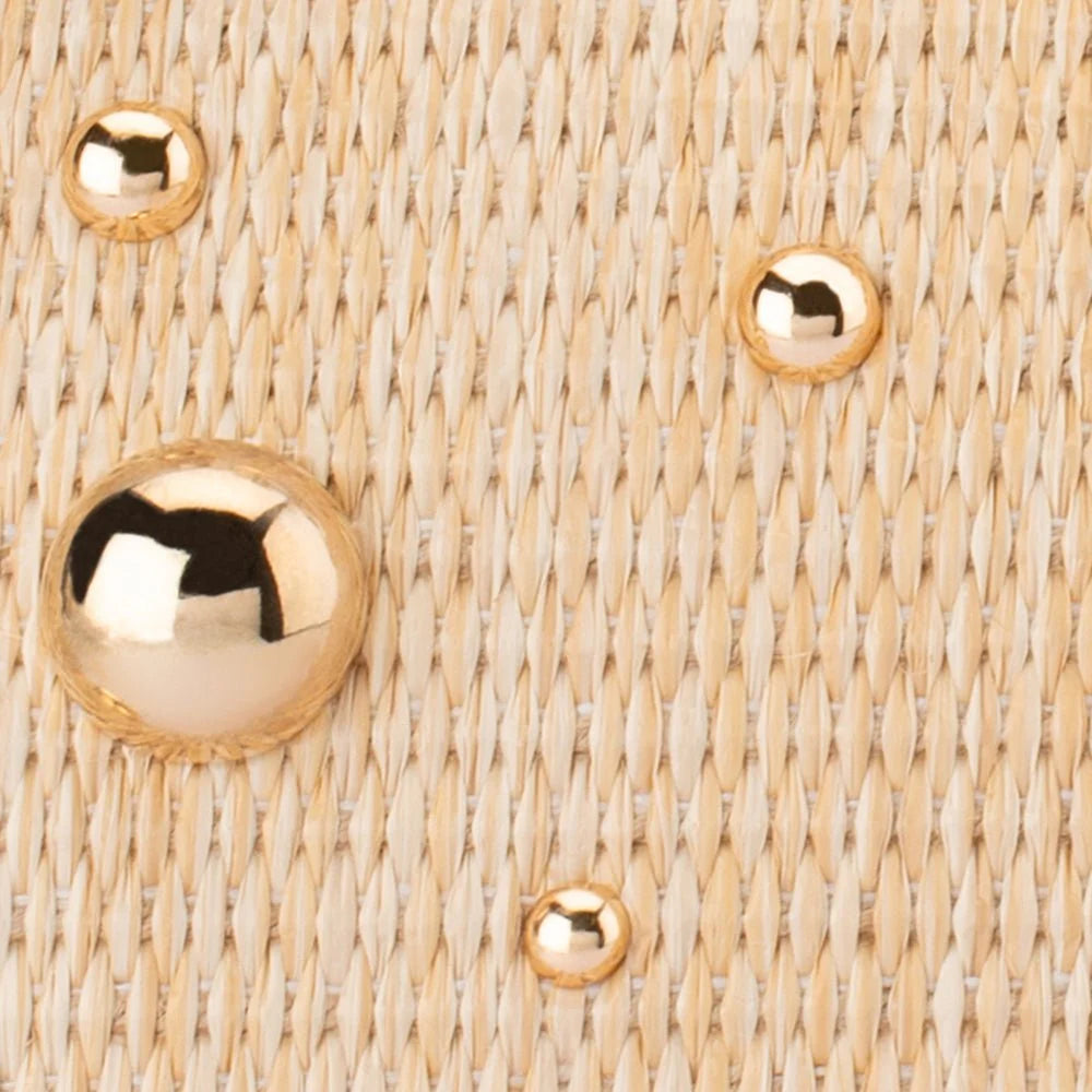 Charlotte Woven Top Handle Bag