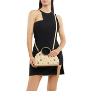 Charlotte Woven Top Handle Bag