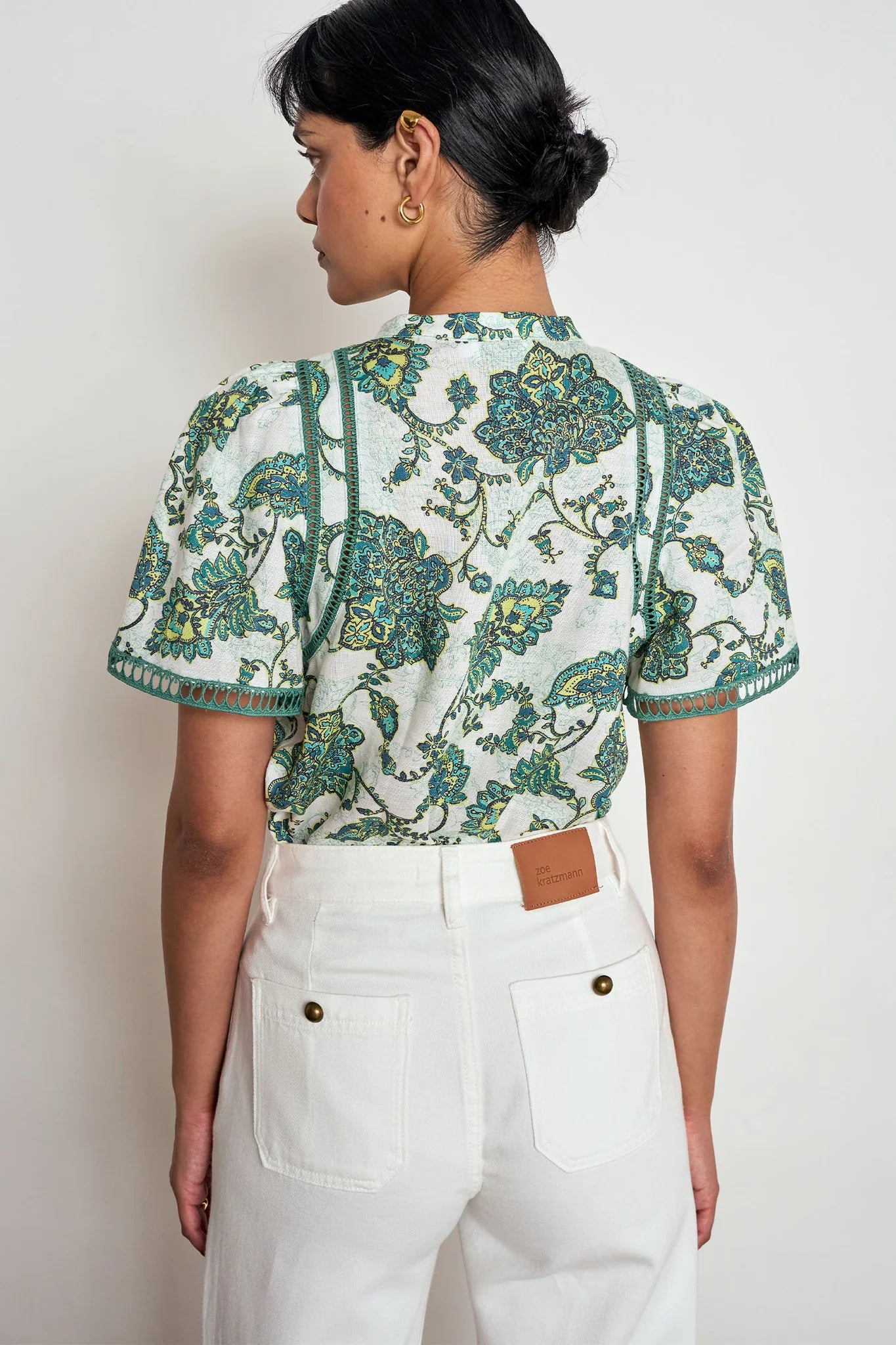 Charm Top - Garden Paisley