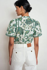Charm Top - Garden Paisley