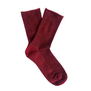 KLUE Glitter Lurex Socks - Cherry