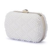 Claire Faux Pearl Clutch