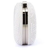 Claire Faux Pearl Clutch