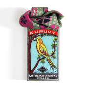 Mini Shippo Khaki Silk Scarf - Presence Hamilton