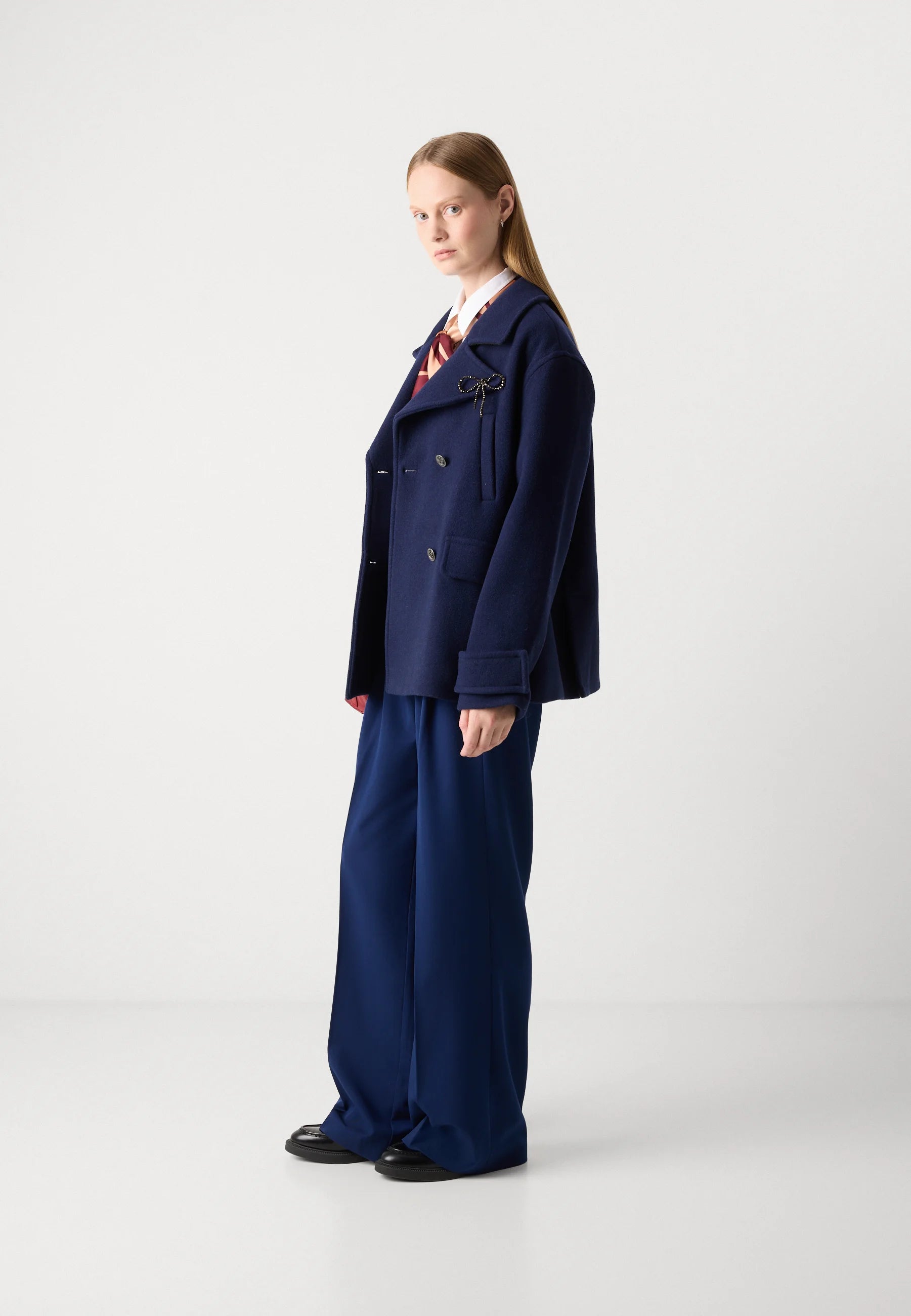 Mid Length Peacock Coat - Presence Hamilton