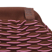 Emma Bag-94 Woven Chocolate & Pink