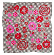 Mini Shippo Brown Silk Scarf - Presence Hamilton