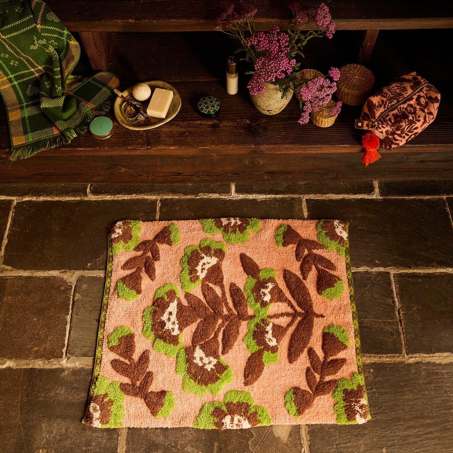 Winona Bath Mat - Carnelian - Presence Hamilton