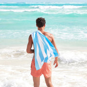 Quick Dry Beach Towel -Tulum Blue