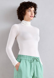 Roll Neck Long Sleeve Top